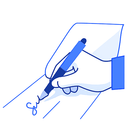document being signed